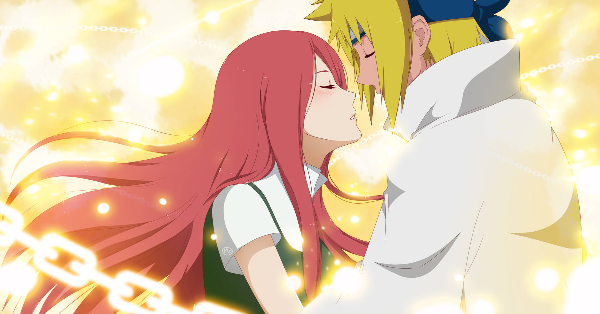 Minato And Kushina Couple Naruto Ipad Background