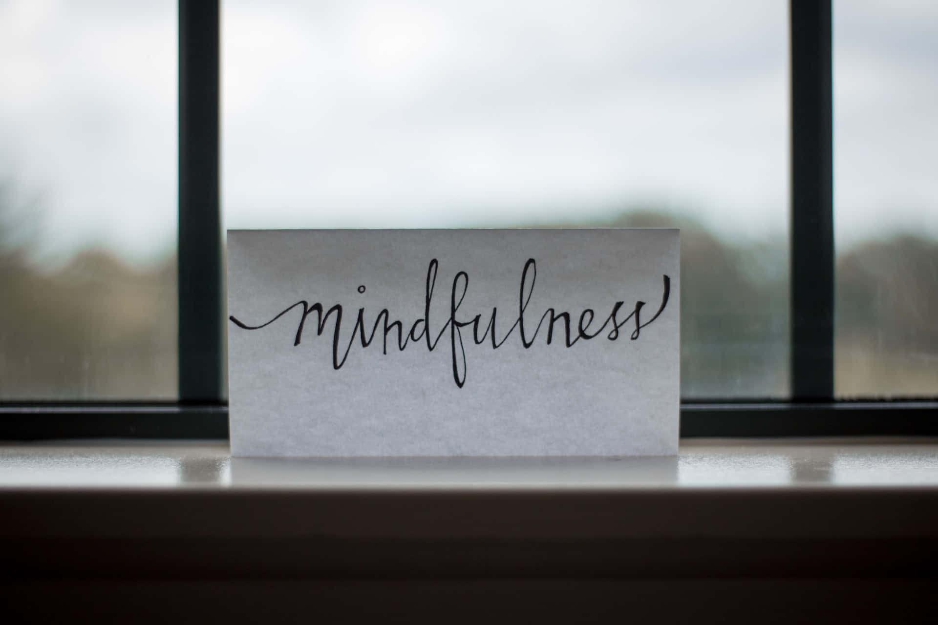 Mindfulness On Paper Wallpaper
