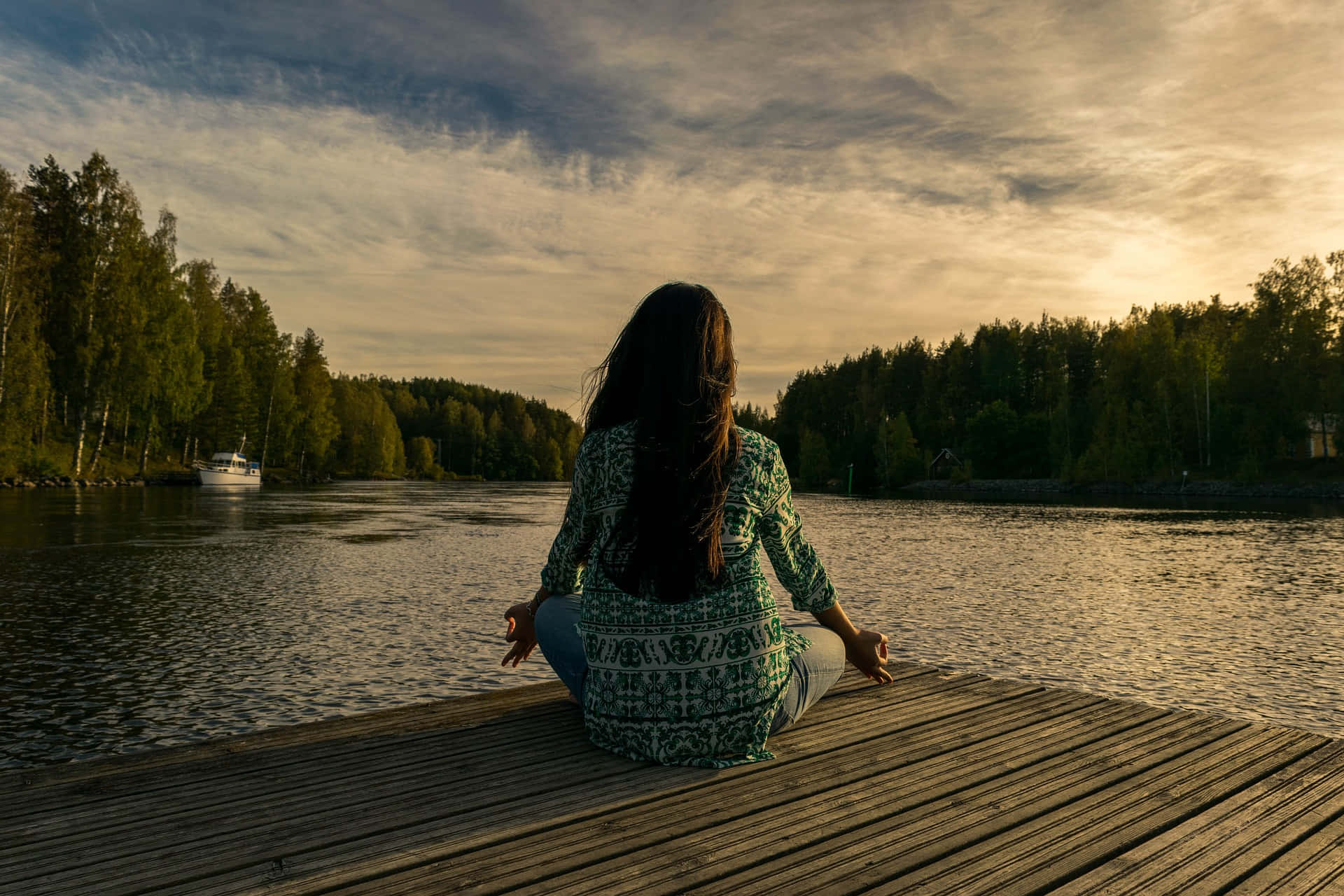 Mindfulness On Small Dock Wallpaper