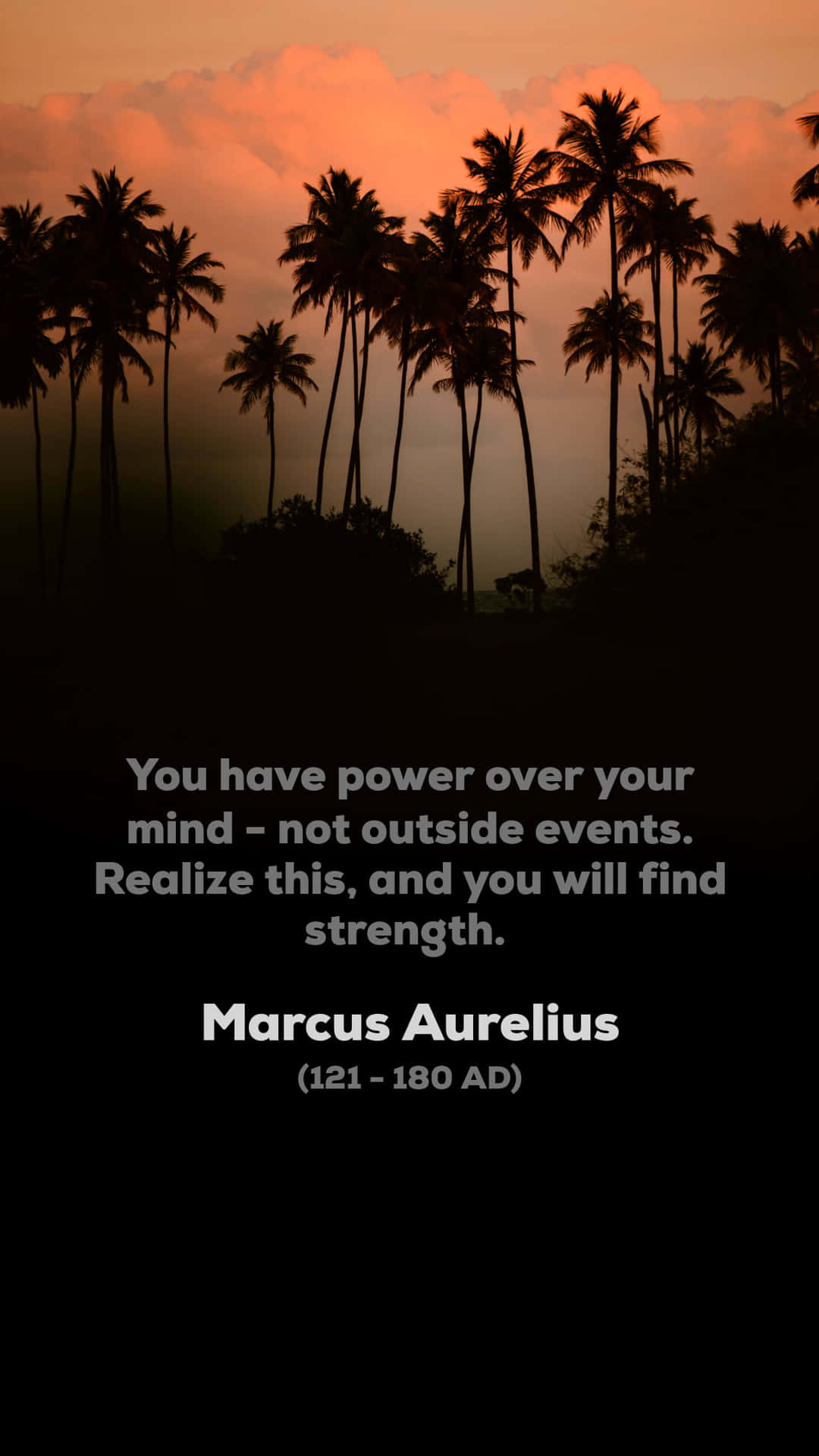 Marcus Aurelius Quote - You Have Power Over Your Mind Out Over Your Mind Wallpaper