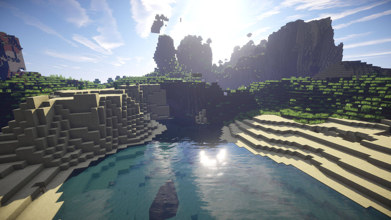 Minecraft Aesthetic Landscape Background