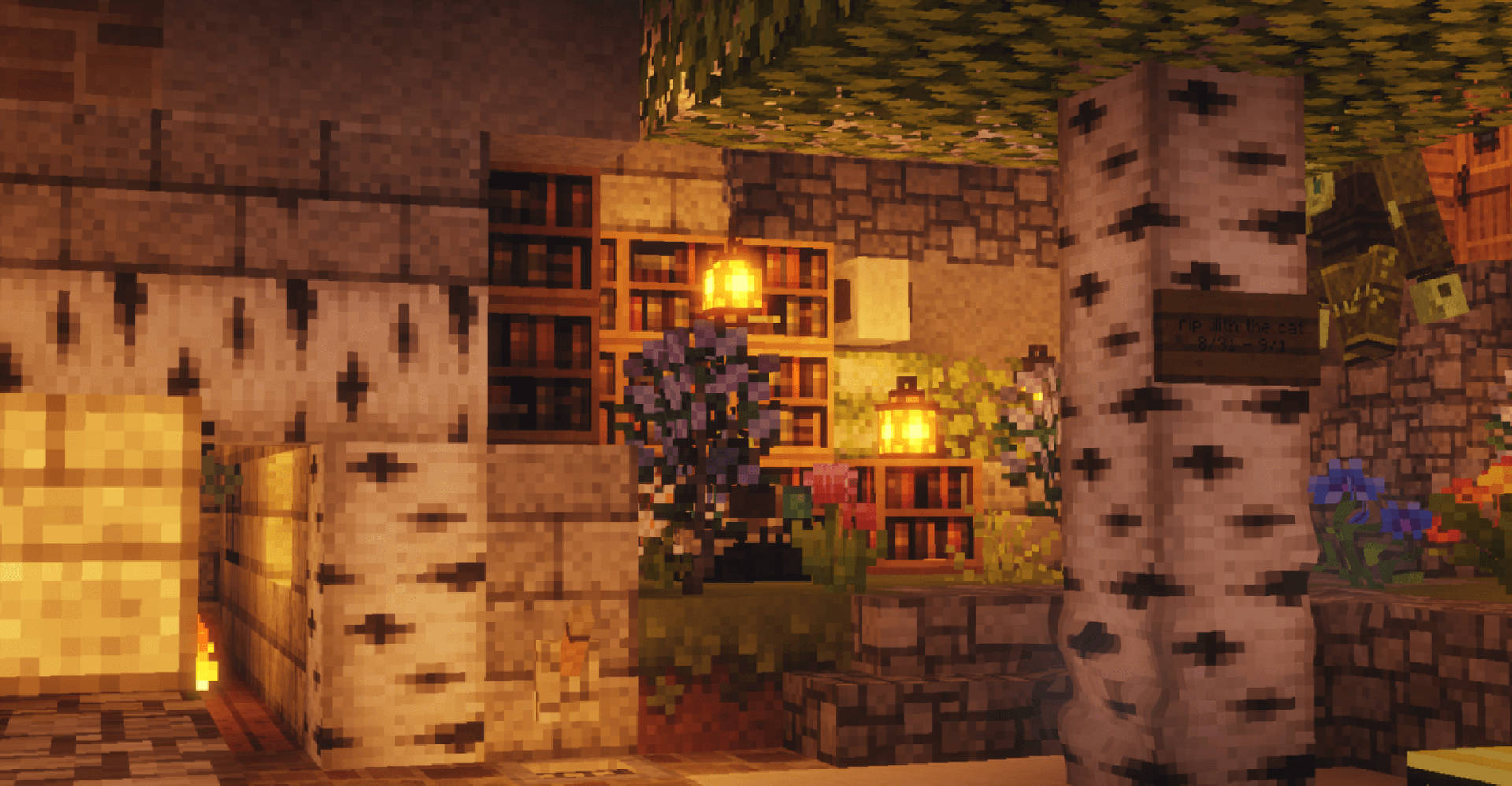 Minecraft Aesthetic Vintage Bar Picture
