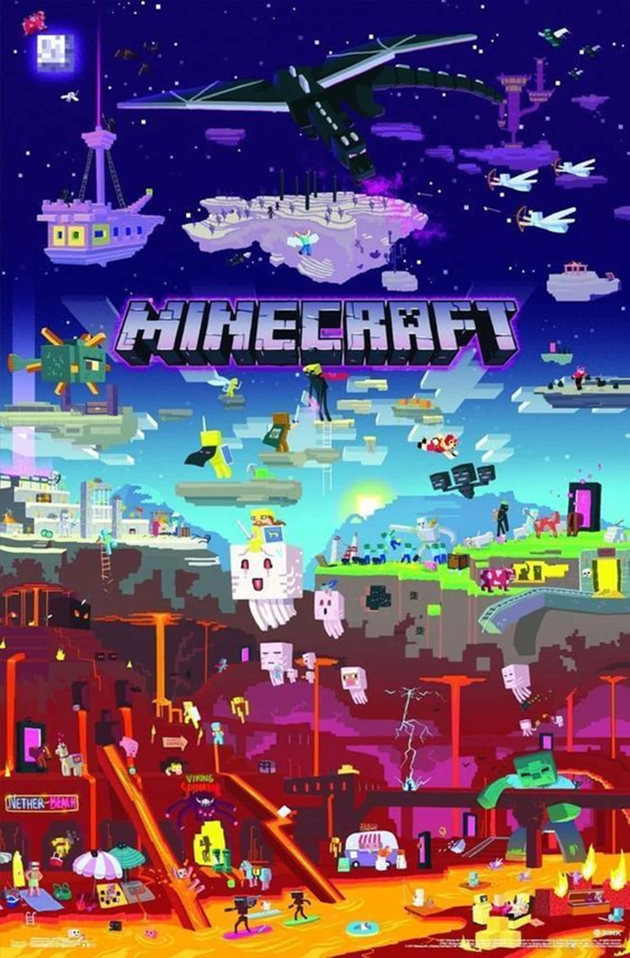 Minecraft - The Movie Poster Wallpaper