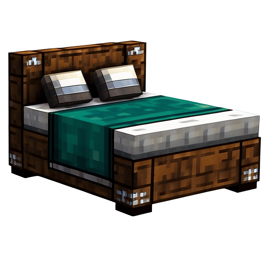 Download Minecraft Bed Design Png Lbx38 | Wallpapers.com