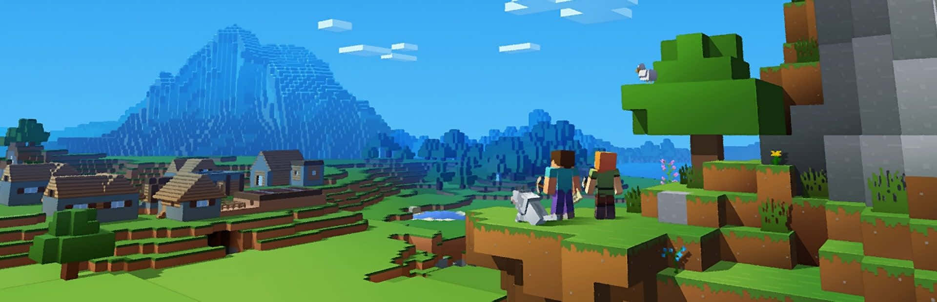 Minecraft Bedrock Edition: Adventure Awaits Wallpaper