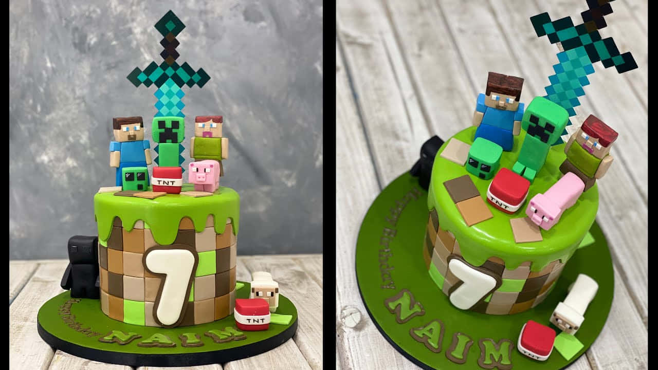 Minecraft Cake - Minecraft Cake