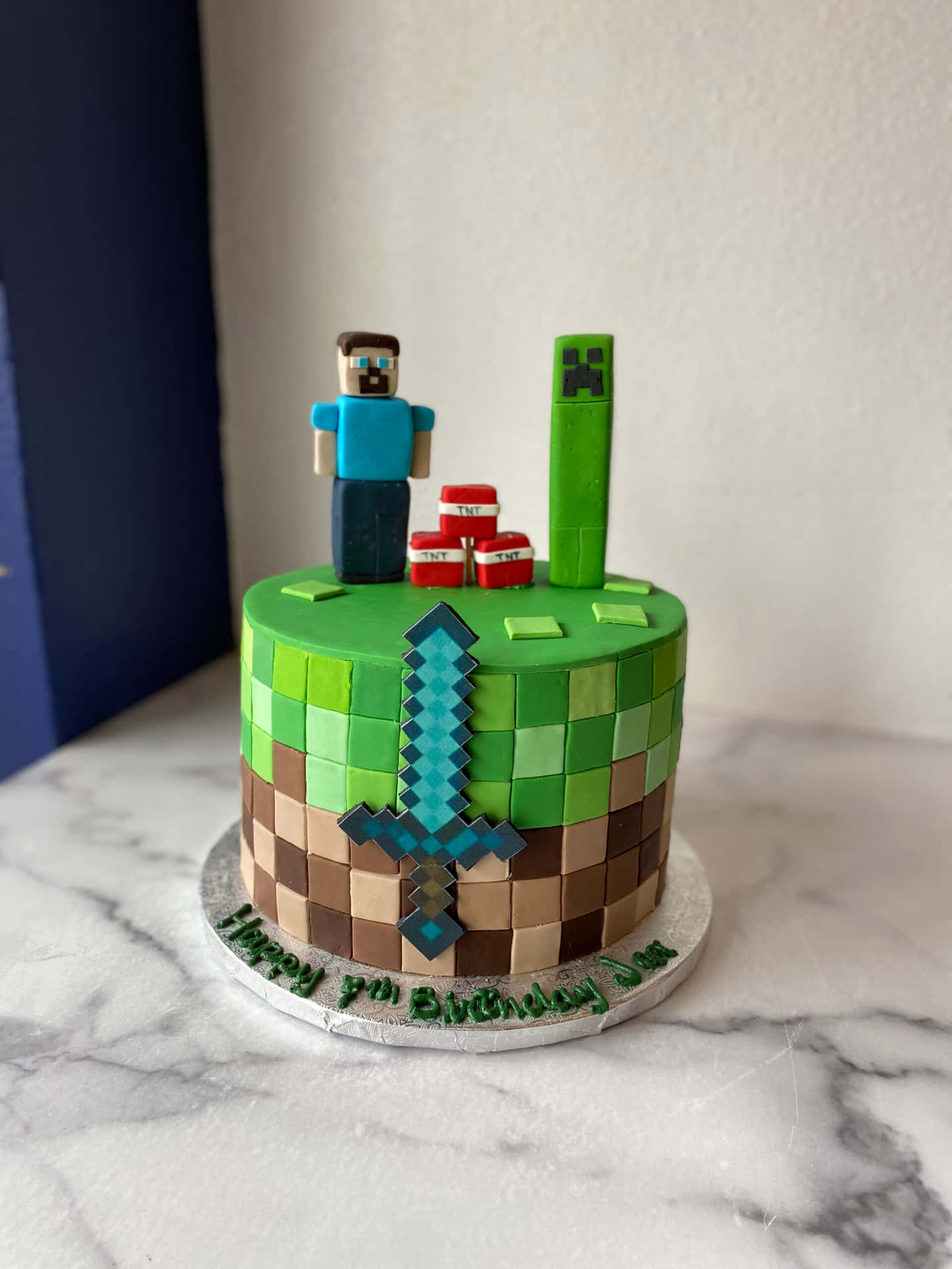 100+] Minecraft Cakes Pictures | Wallpapers.Com