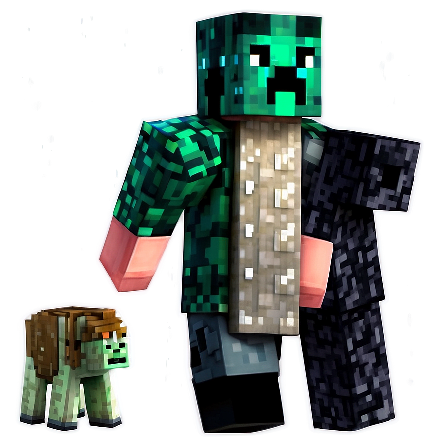 Minecraft Character Collection Png Hge7 PNG