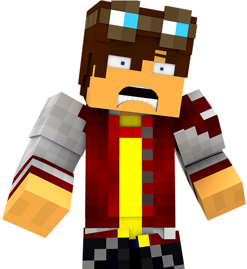 Minecraft Character Model.png PNG