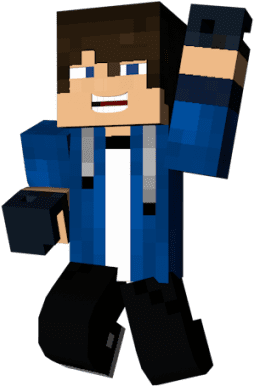 Minecraft Character3 D Model PNG