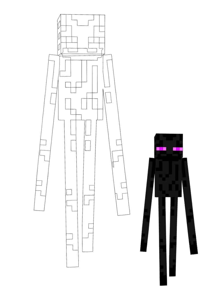 Minecraftskelett - Minecraft Skelett