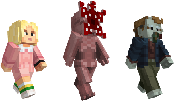 Minecraft Characters Walking PNG