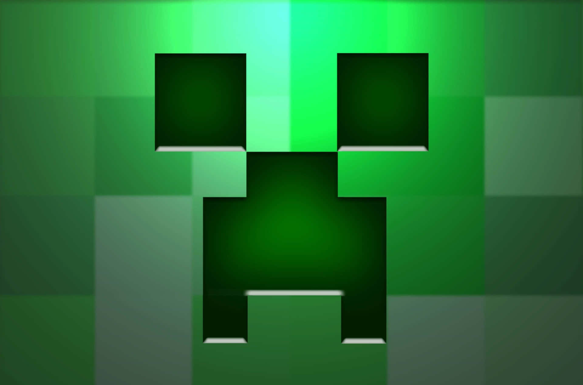 Minecraft_ Creeper_ Face_ Graphic Wallpaper