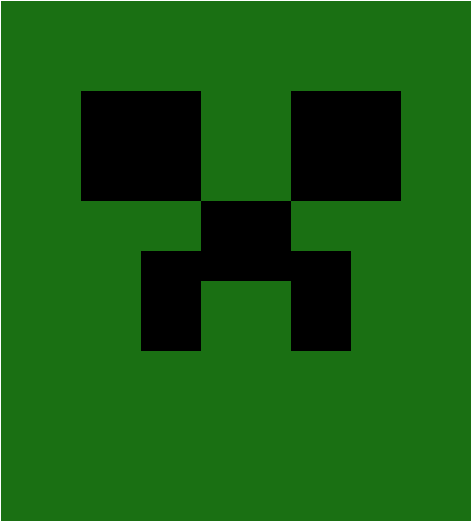 Download Minecraft Creeper Face Icon | Wallpapers.com