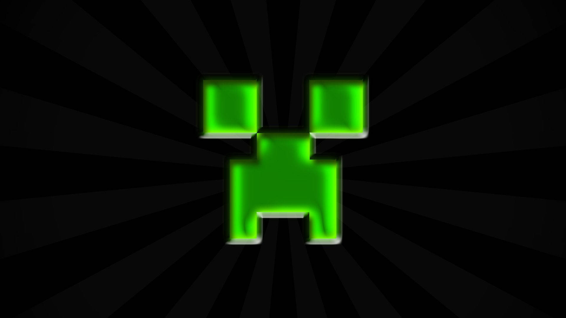 Minecraft Creeper Face Poster