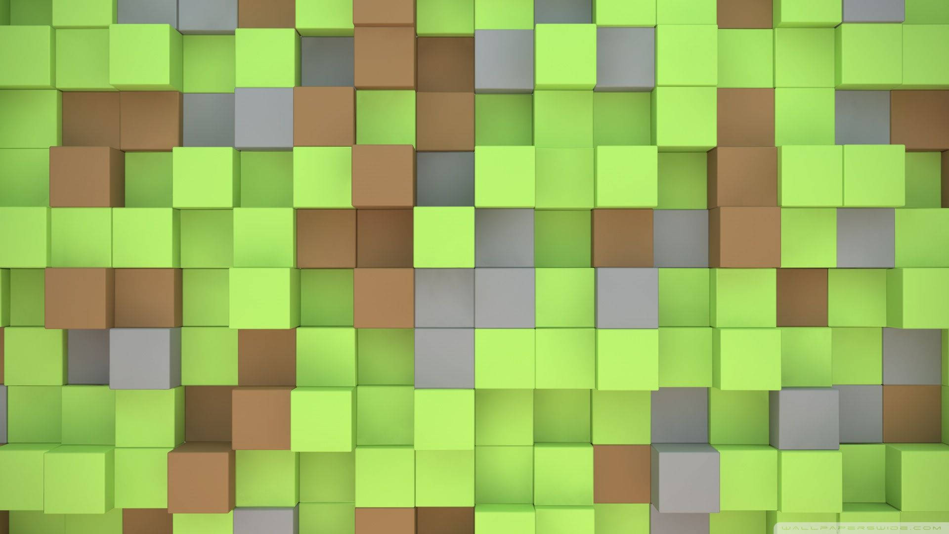 Minecraft Cubes Hd Wallpaper