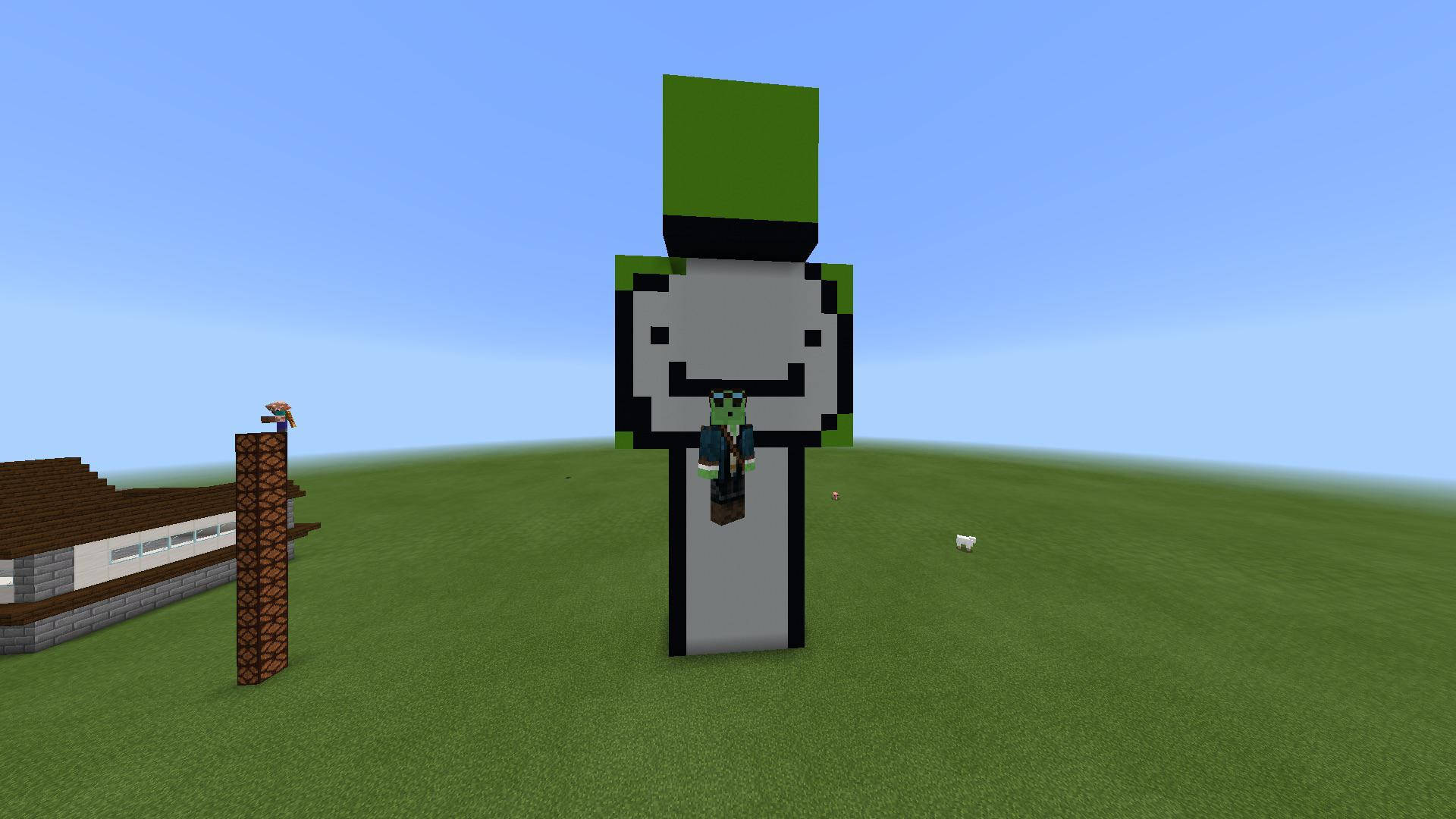 minecraft zombie statue