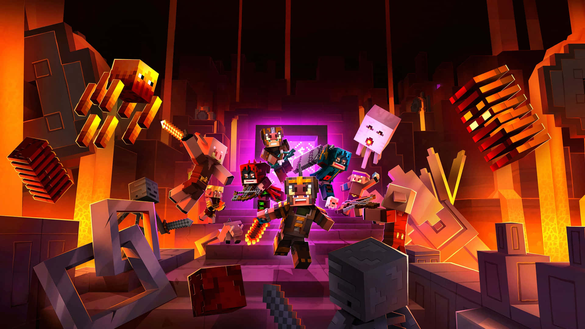 Minecraft Dungeon Heroes Adventure Wallpaper