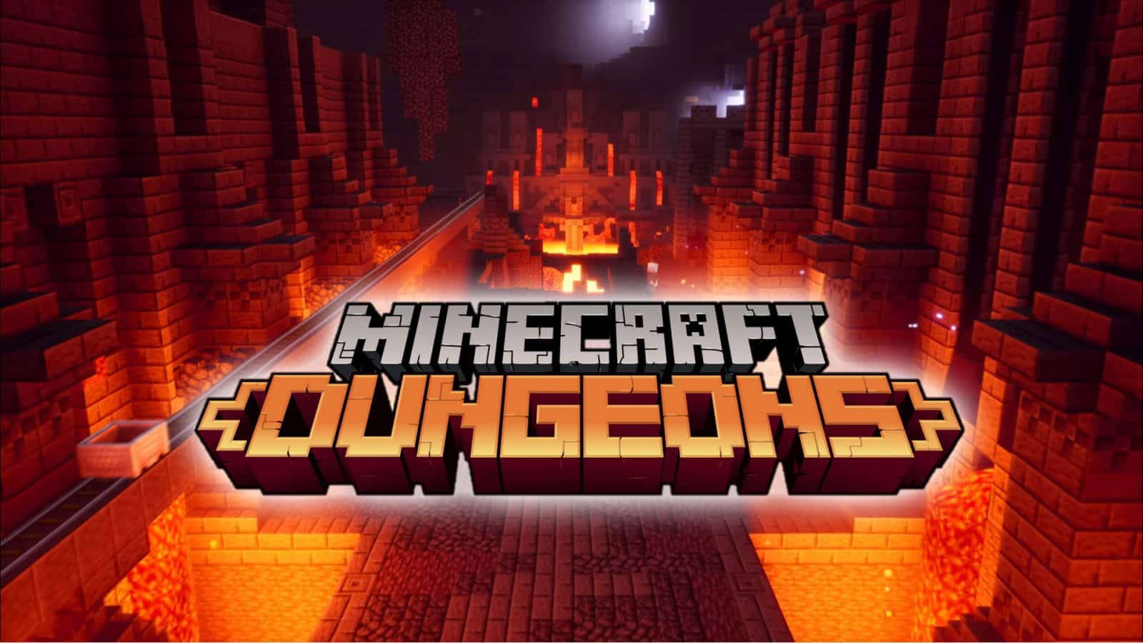 Minecraft Dungeons Fiery Labyrinth Background