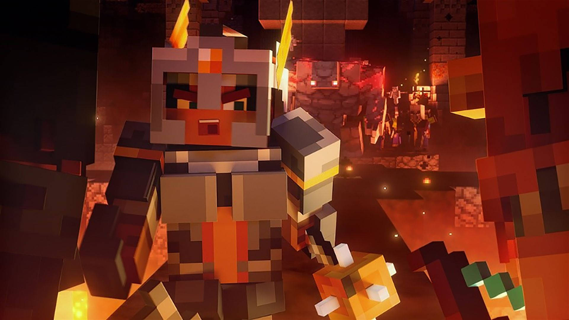 Minecraft Dungeons Official Trailer Wallpaper