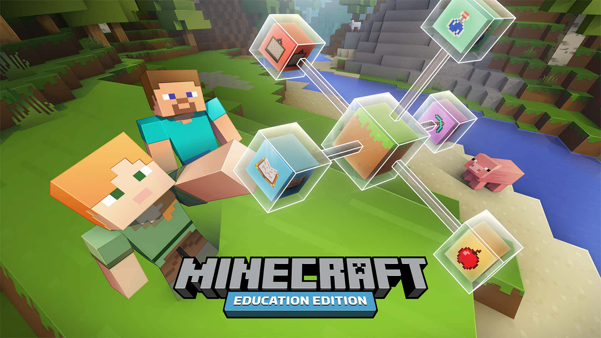 Captandola Atención De Los Estudiantes Con Minecraft: Edición Educativa Fondo de pantalla
