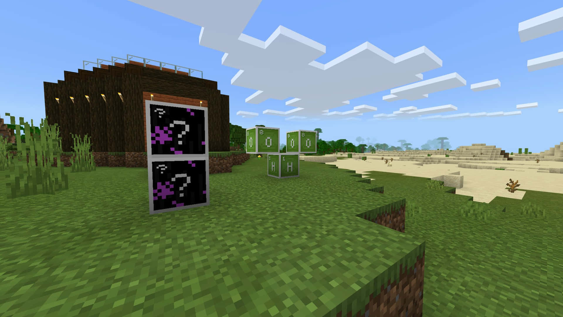 Students explore a virtual world in Minecraft Education Edition Wallpaper