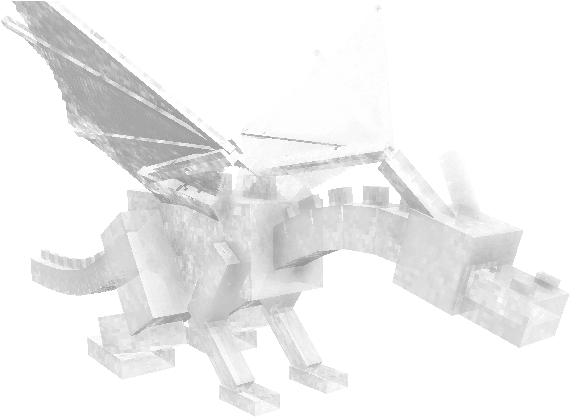 Minecraft Ender Dragon Model PNG