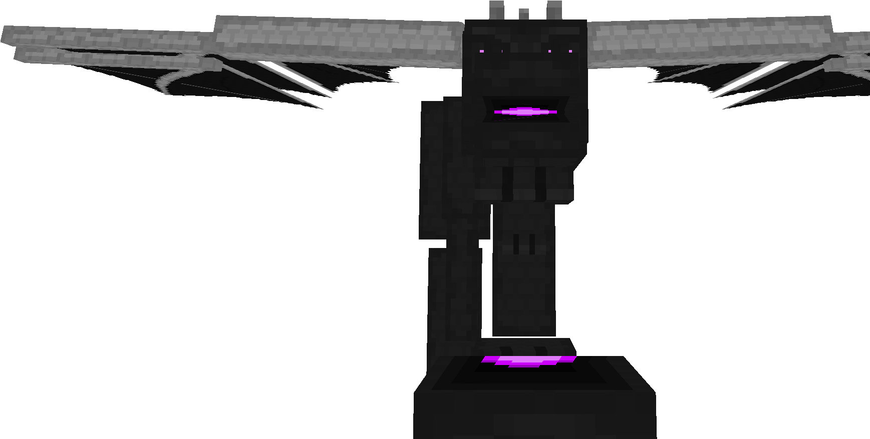 Minecraft Ender Dragon Model PNG