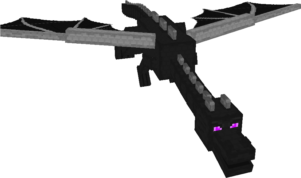 Minecraft Ender Dragon Render PNG