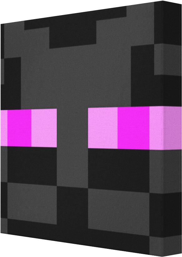 Minecraft Enderman Head Graphic PNG