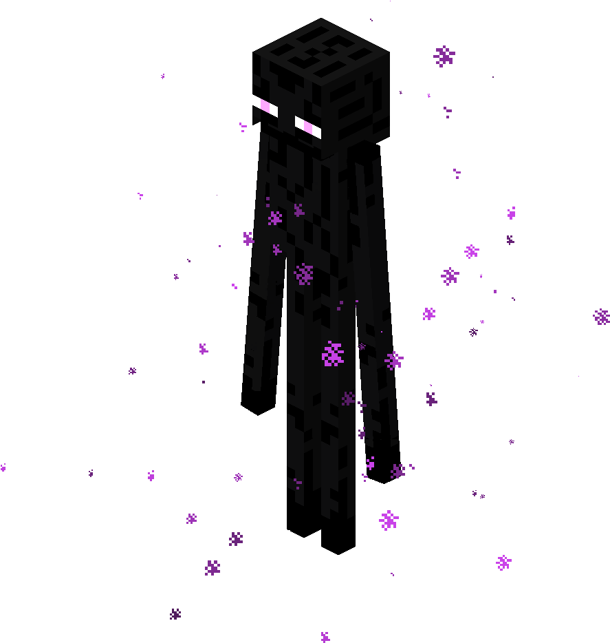 Minecraft Enderman Teleportation PNG