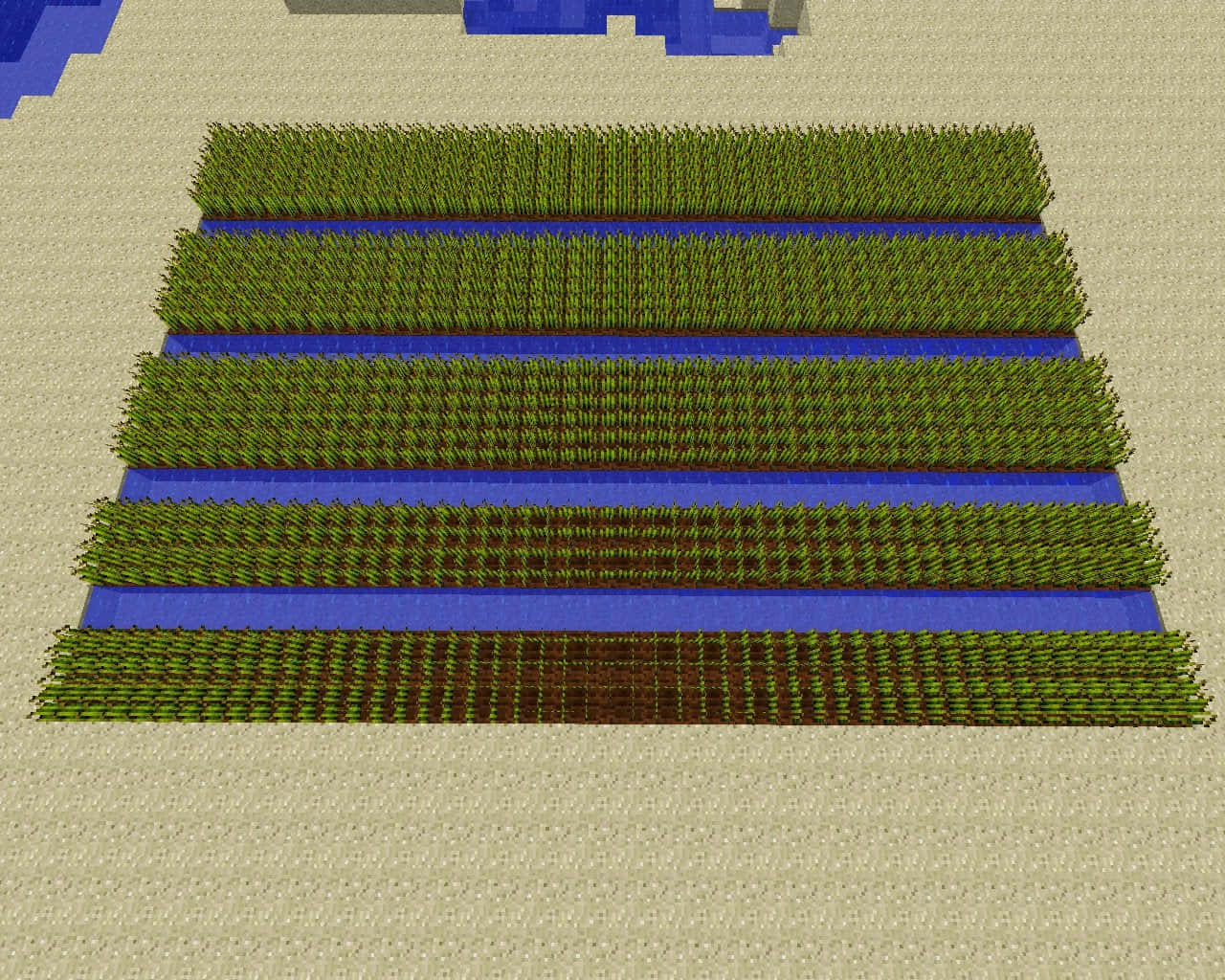 Efficient Minecraft Farming with Crops and Livestock Wallpaper