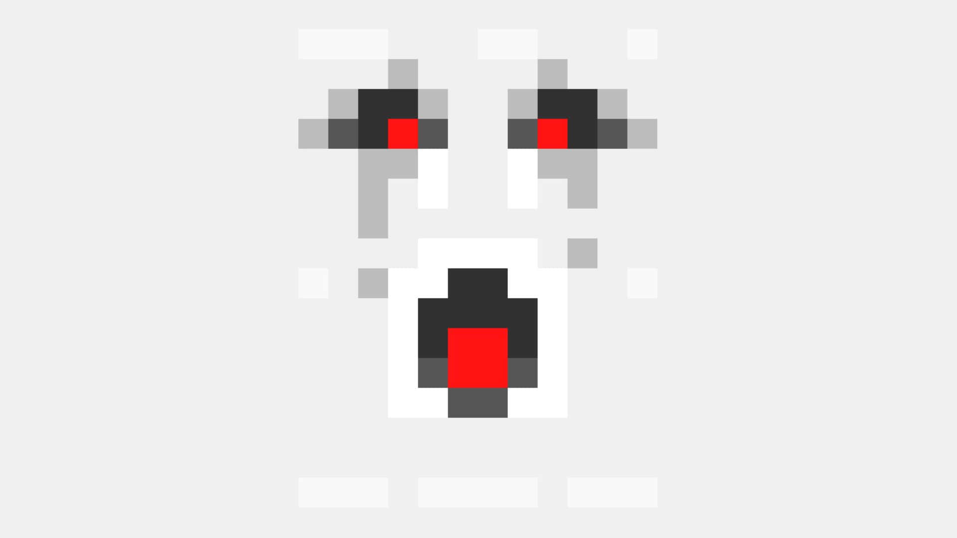 Spooky Ghast Floating in the NetherZone of Minecraft Wallpaper