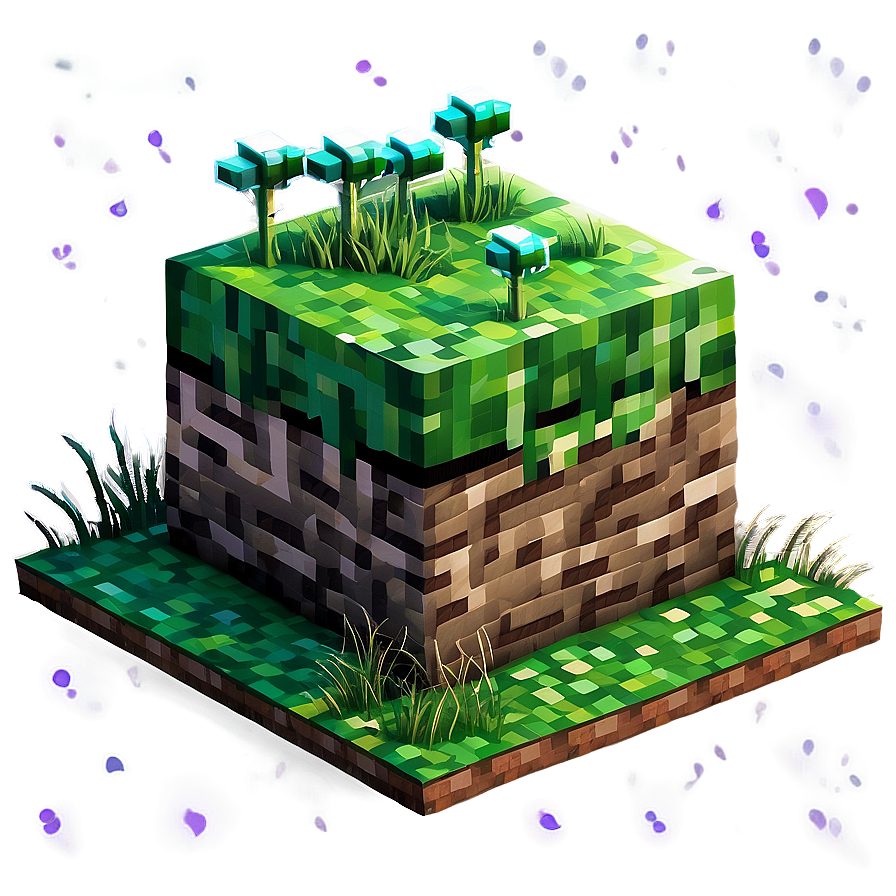 Minecraft Grass And Sand Block Png Ohr10 PNG
