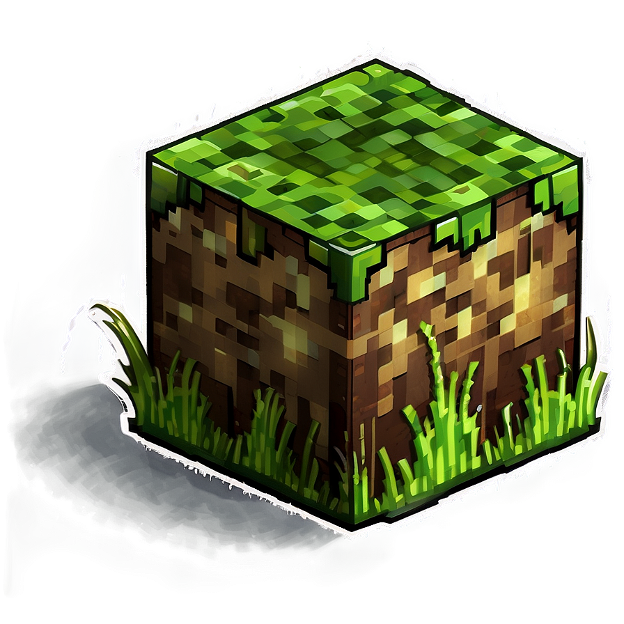 Download Minecraft Grass Block Crafting Png 69 | Wallpapers.com