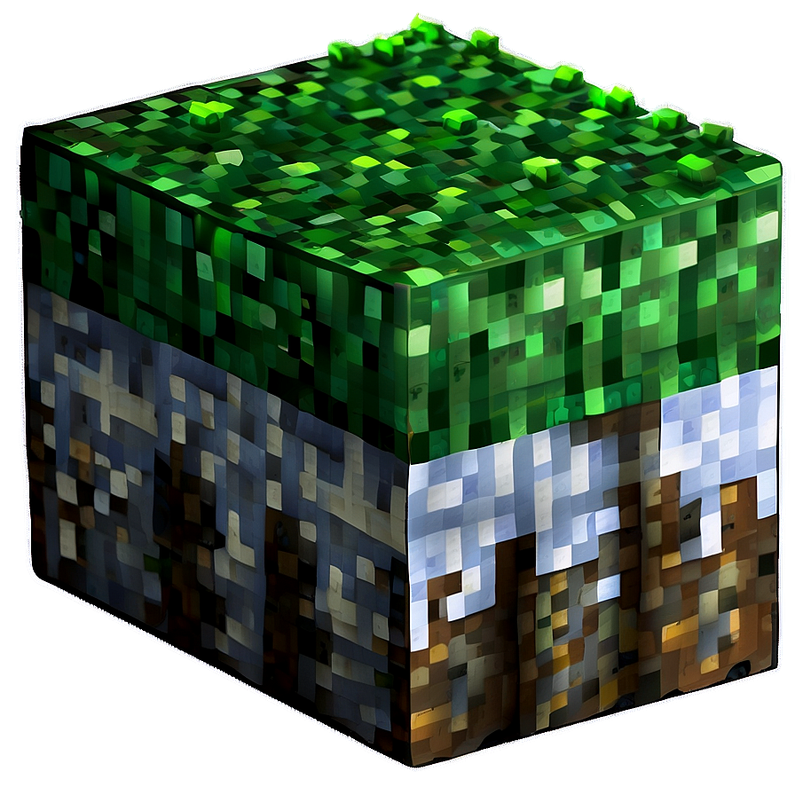 Minecraft Grass Block In Sunlight Png 91 PNG