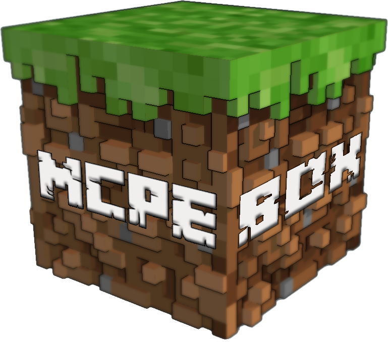 Minecraft Grass Block M C P E Box PNG