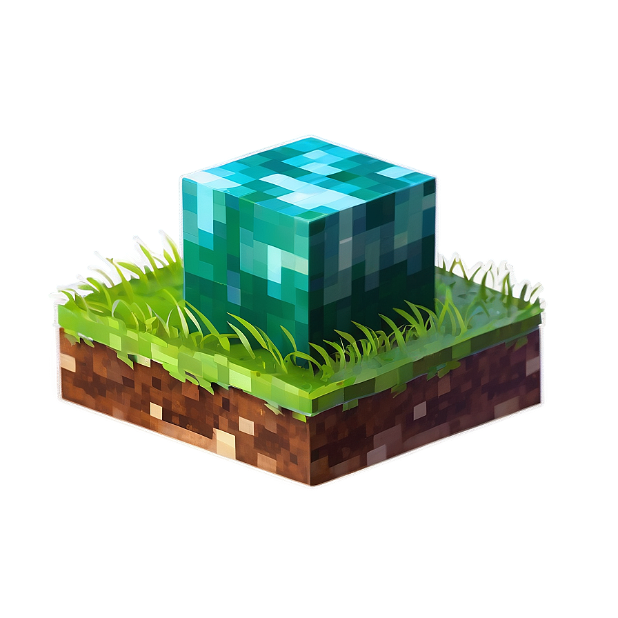 Download Minecraft Grass Block Png Dsp | Wallpapers.com