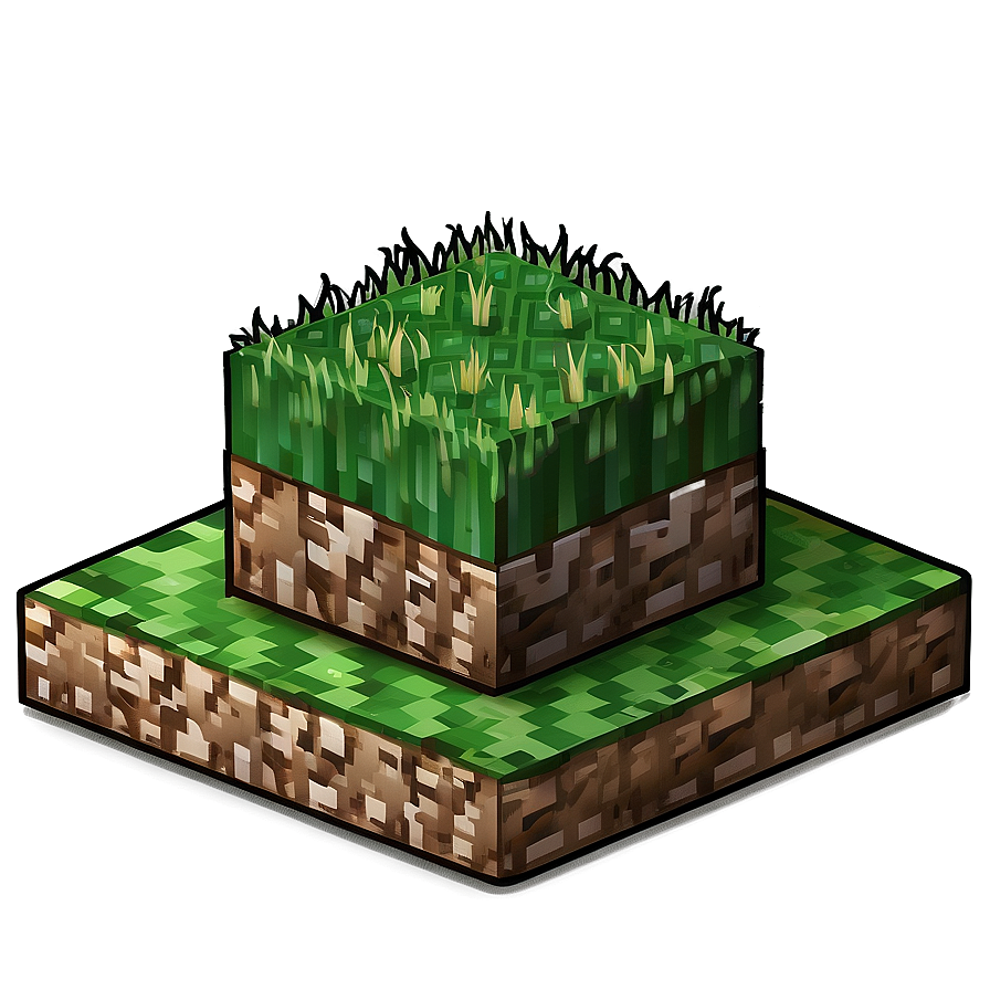 Download Minecraft Grass Block Png Icn35 | Wallpapers.com