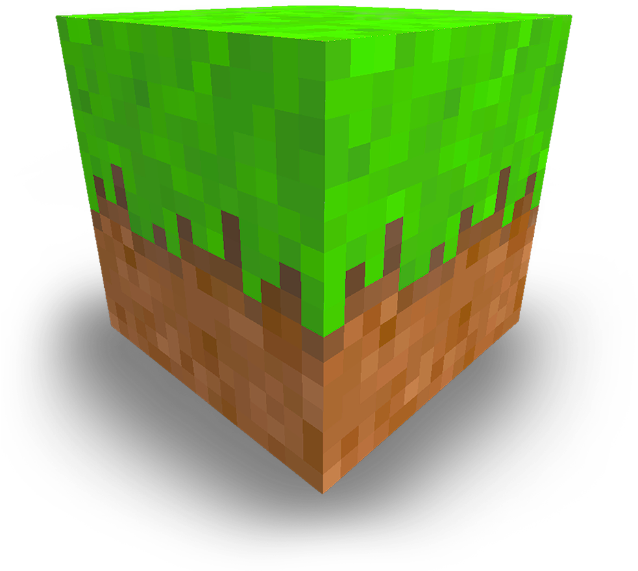 Minecraft Grass Block3 D Render.png PNG