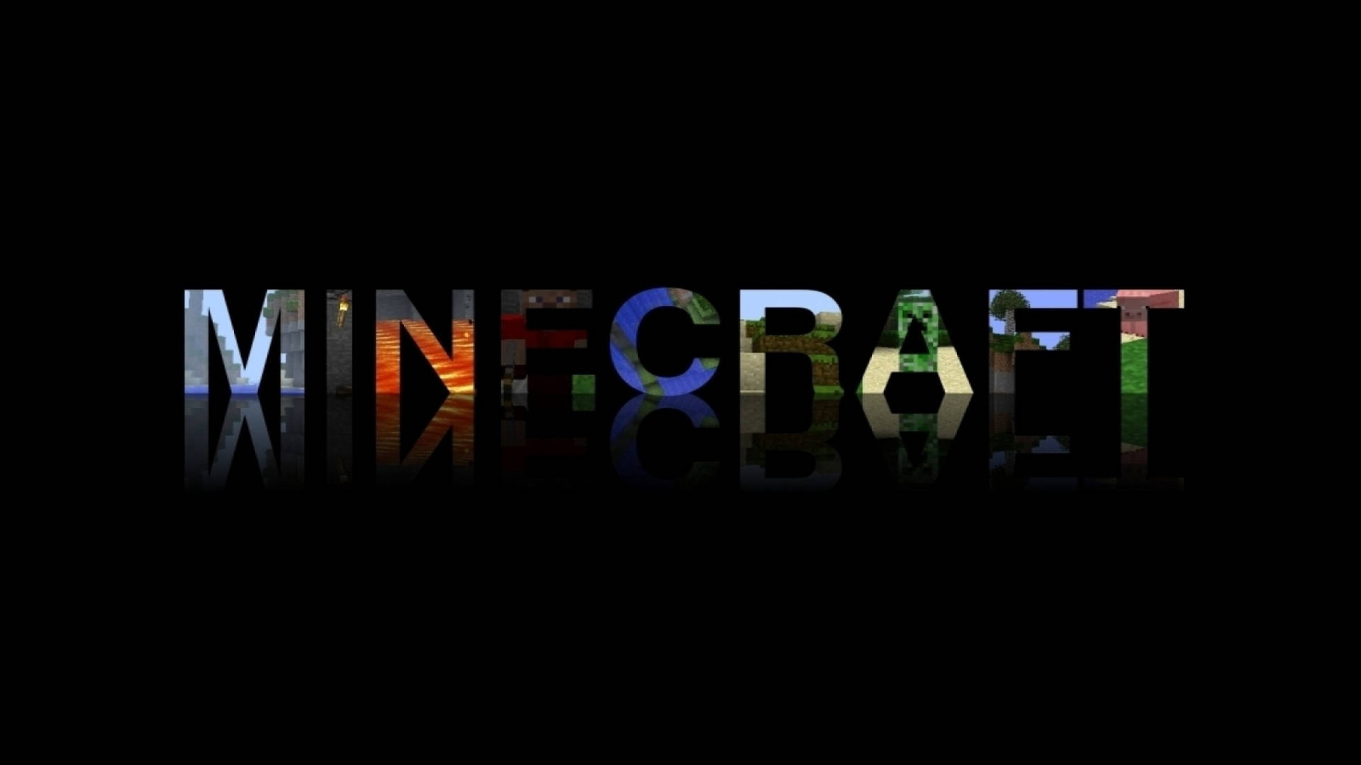 Minecraft Hd Game Title Art Wallpaper