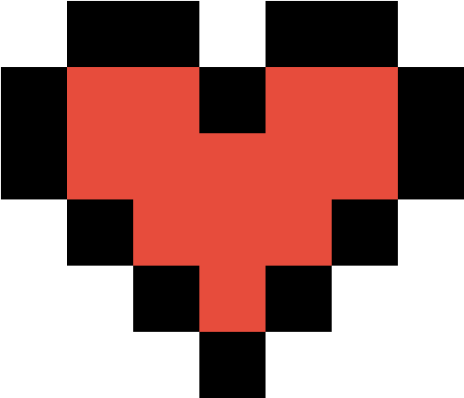 Minecraft Heart Icon PNG