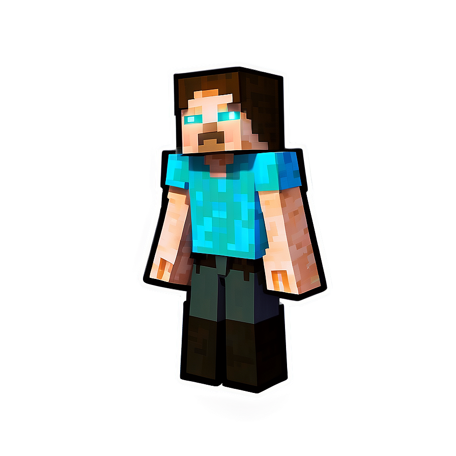 Minecraft Herobrine Png Qsw PNG