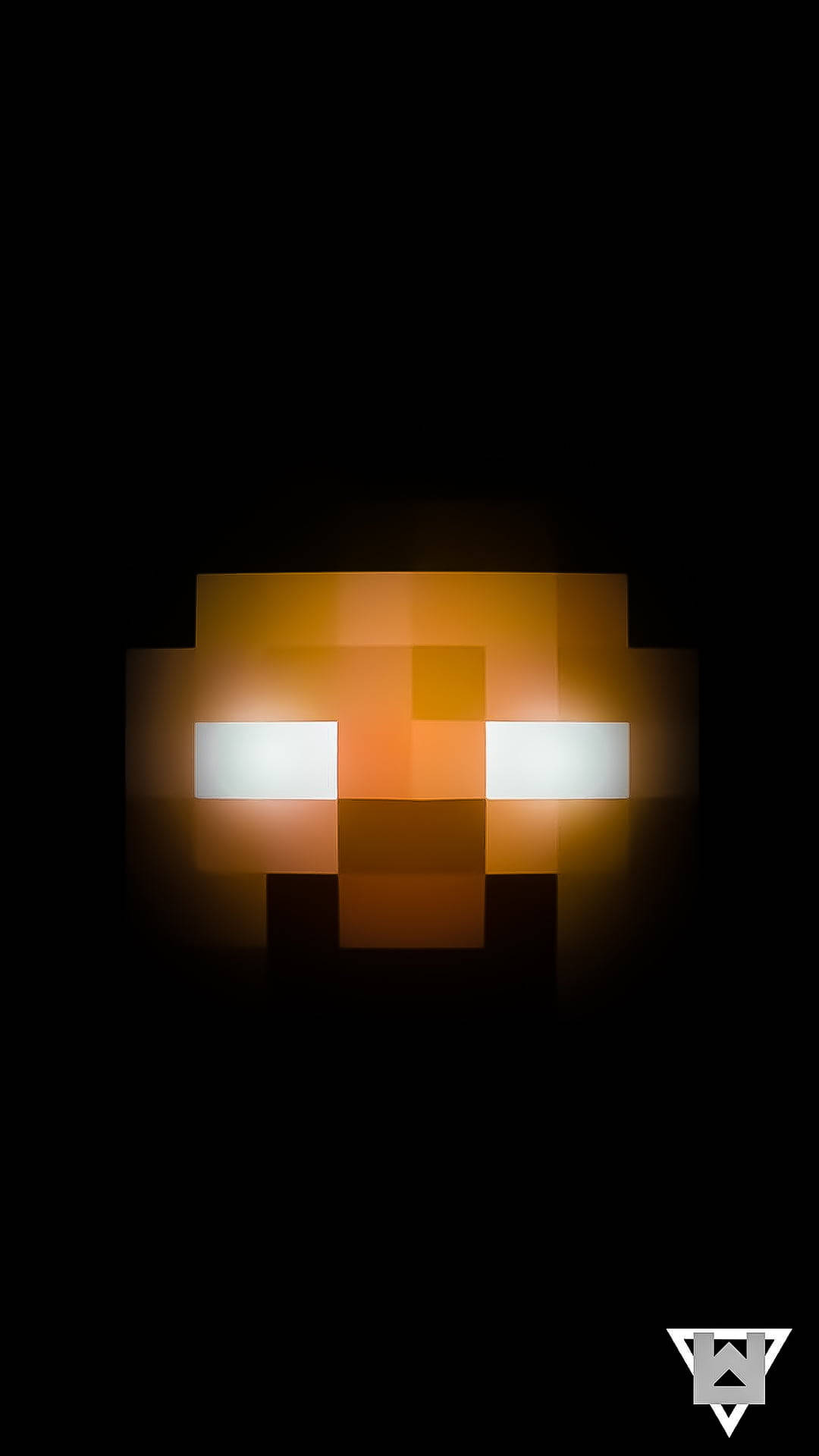 Minecraft Herobrine Zoomed Face Background