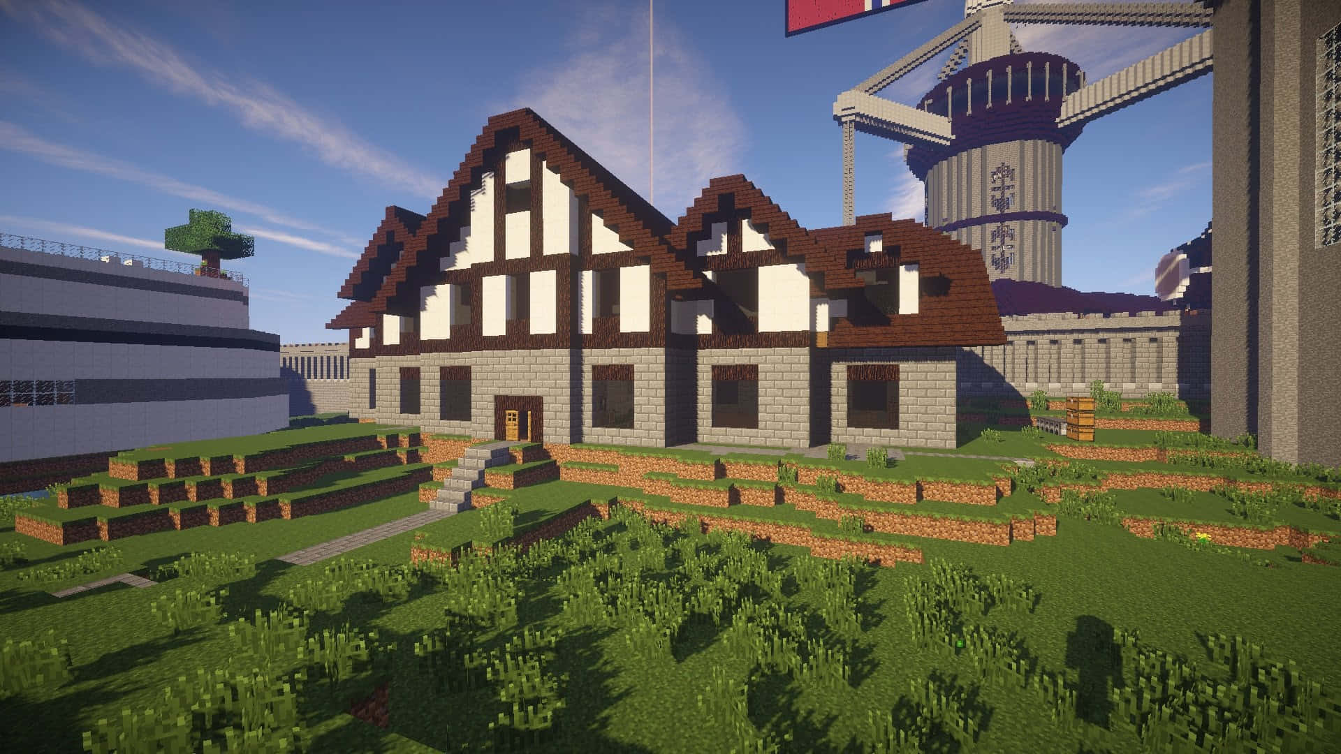 Creative and Bright Minecraft House