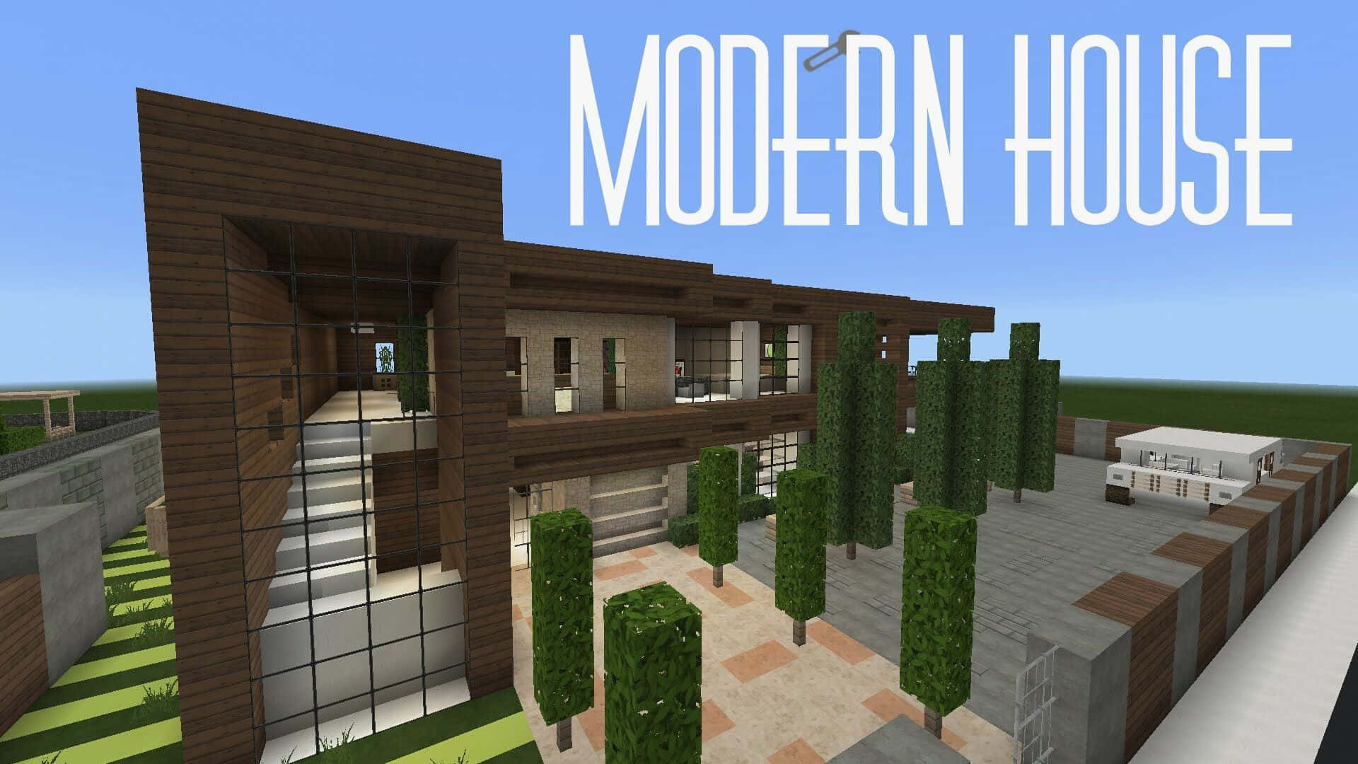 minecraft modern house
