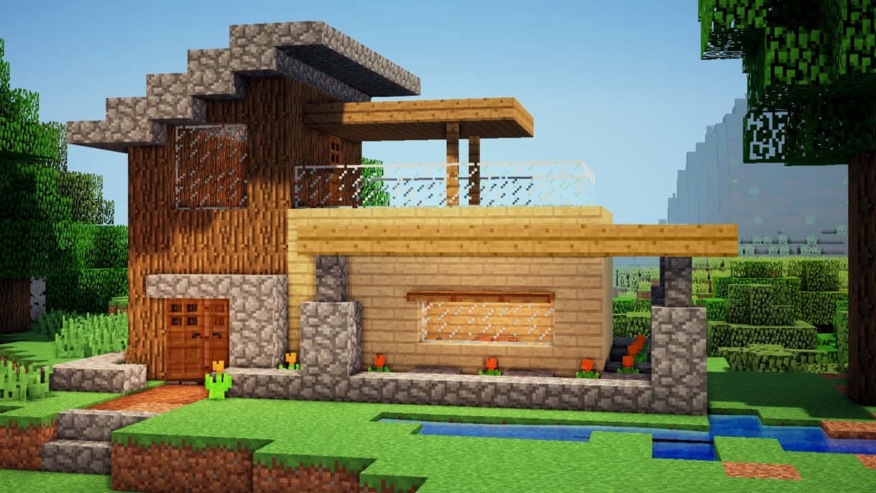 'Amazingly Colorful and Detailed Minecraft House'
