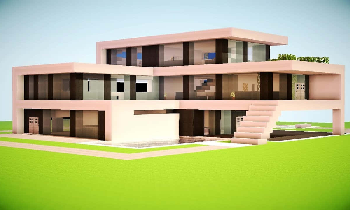 Minecraft easy modern house - Tutorial - video Dailymotion