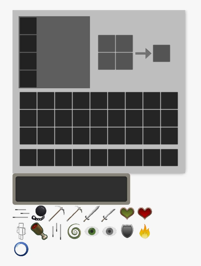 Minecraft Tools Inventory Wallpaper
