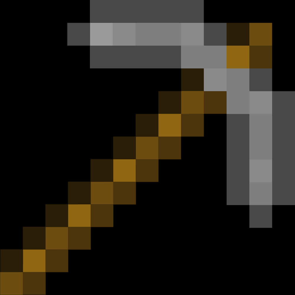 Minecraft Iron Pickaxe PNG